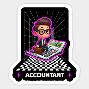 Funny Accountant Sticker